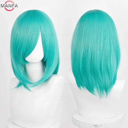 Anime Cosplay Wig - 40cm Medium Straight Wig with Bangs