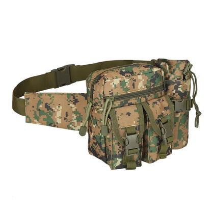 Tactical Waist Bag with Detachable Water Bottle Holder