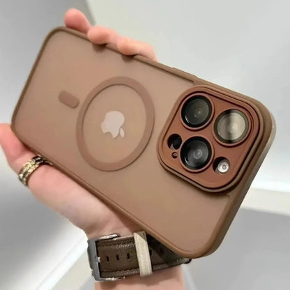 Lens Protection MagSafe iPhone Case – Matte Translucent