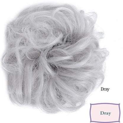 Messy Bun Hair Scrunchie – Synthetic Chignon Updo Hairpiece
