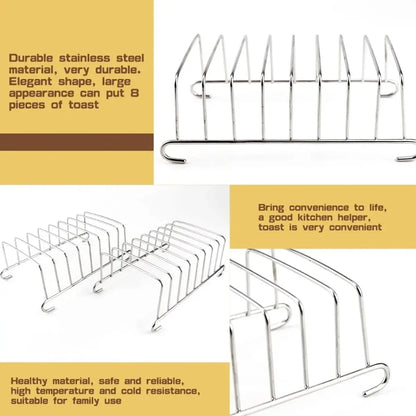 Stainless Steel Bread & Plate Rack – Cooling Grid for Air Fryer & Oven