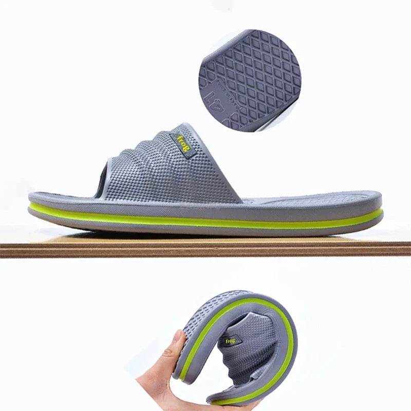 Men's EVA Bathroom Slippers – Soft Non-Slip Indoor House Shoes