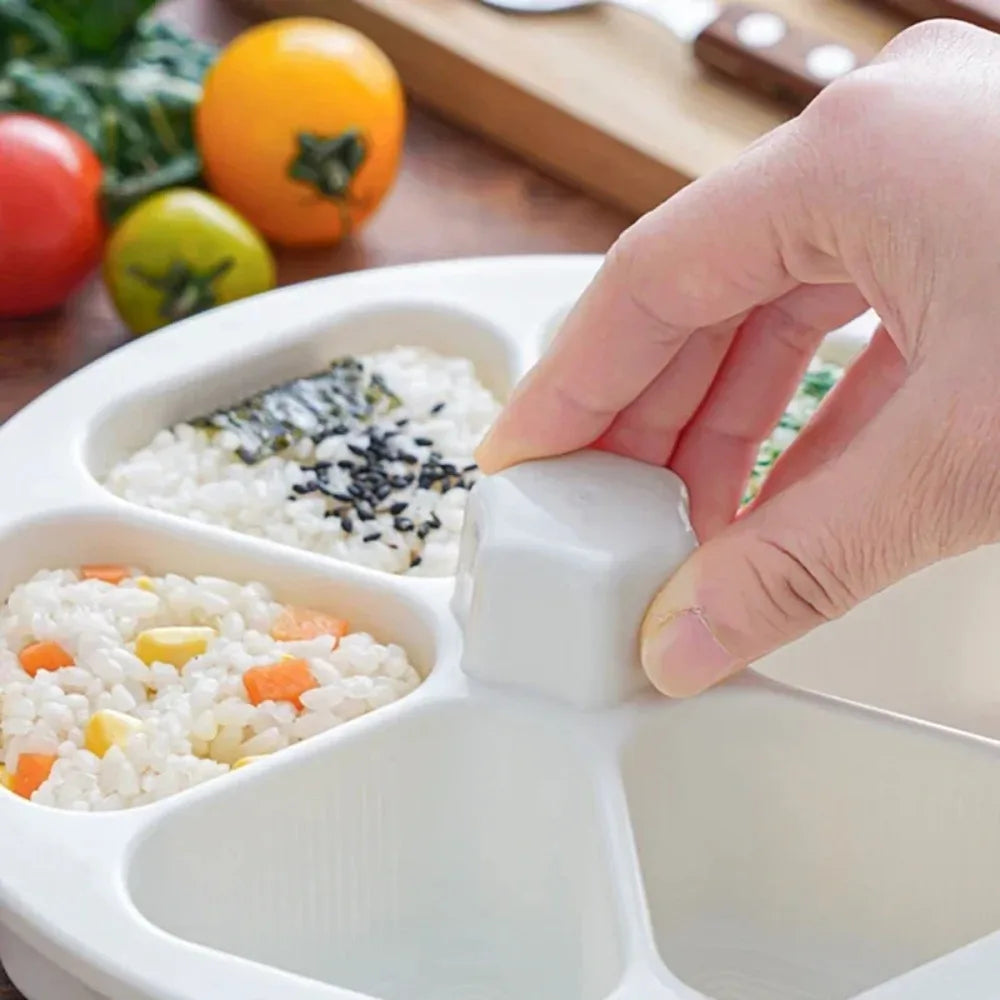 Triangle Onigiri Mold – DIY Sushi Rice Maker, BPA-Free Food Grade
