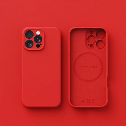 MagSafe Liquid Silicone iPhone Case – iPhone 12 to 17 Series