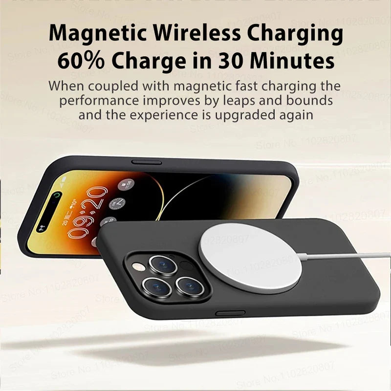 Liquid Silicone MagSafe iPhone Case – iPhone 11 to 15 Series