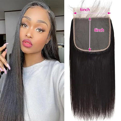 HD Lace Frontal Straight Brazilian Virgin Human Hair 13x4 13x6 4x4 5x5 6x6 2x6