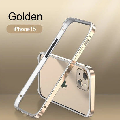 Metal Bumper Case for iPhone 12–18 / 17 / 16 / 15 / 14 – Aluminum & Silicone