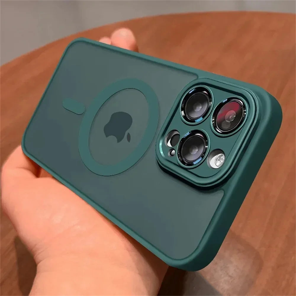 Lens Protection MagSafe iPhone Case – Matte Translucent