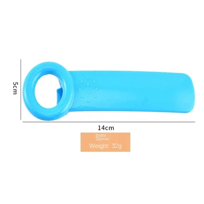 Portable Bottle Opener – Non-Slip Ergonomic Cap Remover for Beer & Soda