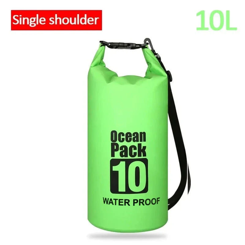 Waterproof Dry Bag 2L–30L – PVC Ocean Pack for Outdoor Sports