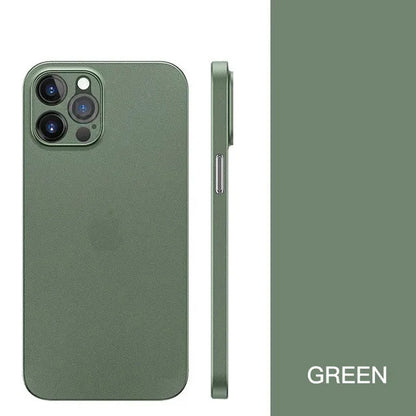 Ultra Thin Matte PP iPhone Case – iPhone 7 to 15 Series
