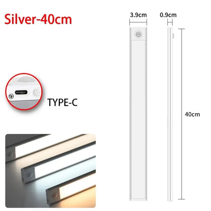 Under Cabinet LED Motion Sensor Light USB Rechargeable – 3 Color Modes