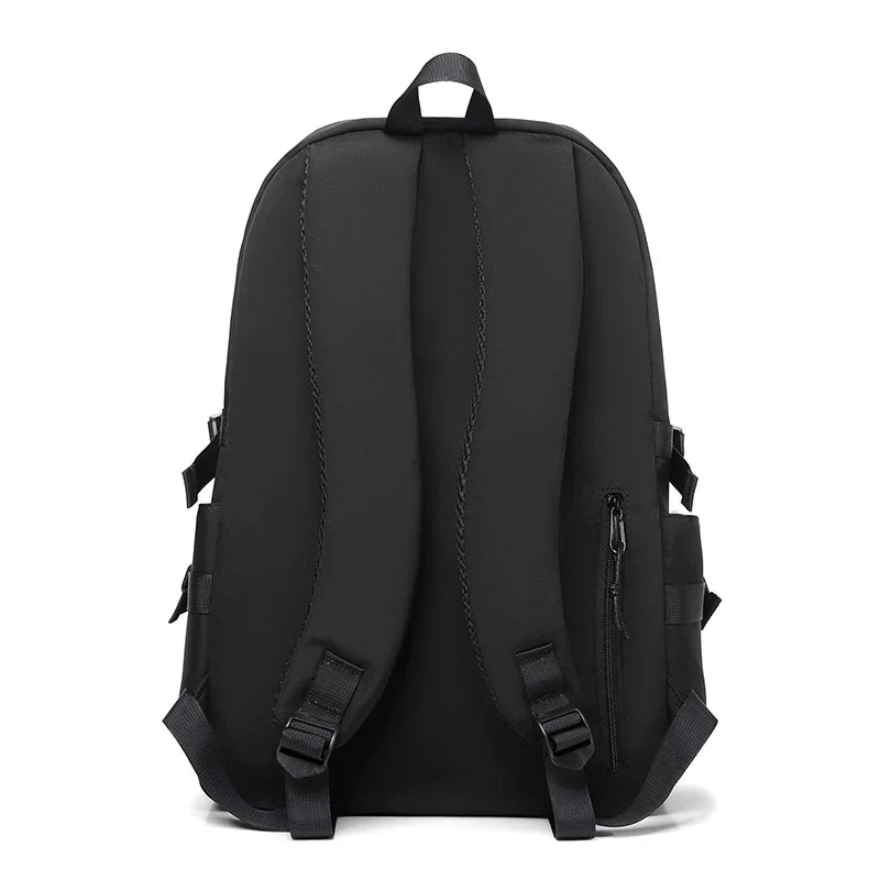 Travel Backpack 15" – Large Capacity Solid Color Daypack