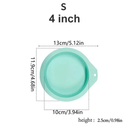 Round Silicone Cake Mold – Layer Cake & Chocolate Mousse Baking Pan