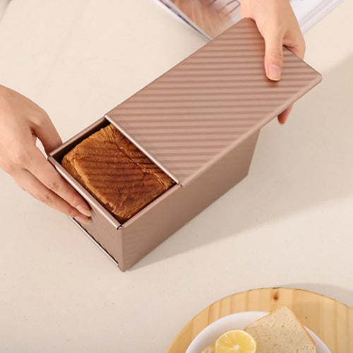 Non-Stick Loaf Pan with Lid – Aluminized Steel Bread Tin