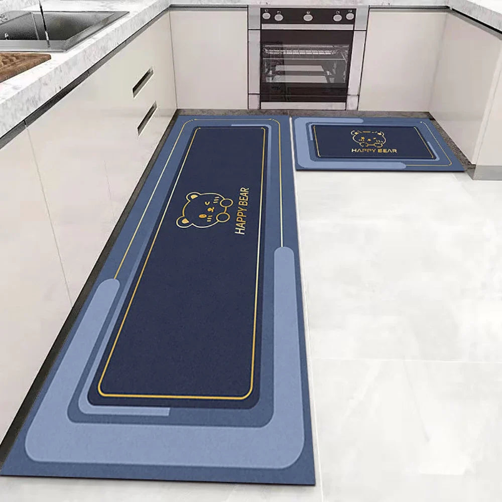 Non-Slip Kitchen Floor Mat – Soft Washable Rug for Kitchen, Bedroom & Hallway