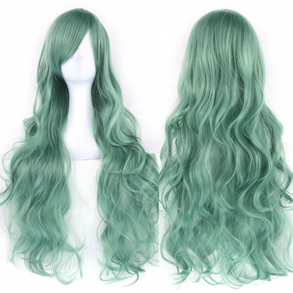 Long Curly Cosplay Wig – Synthetic Party Wig for Women
