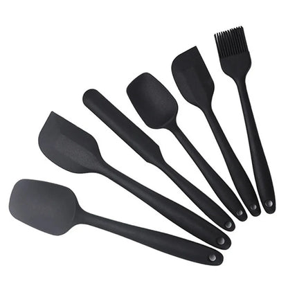 Silicone Spatula Set – 6-Piece Food-Grade Heat-Resistant Kitchen Tools