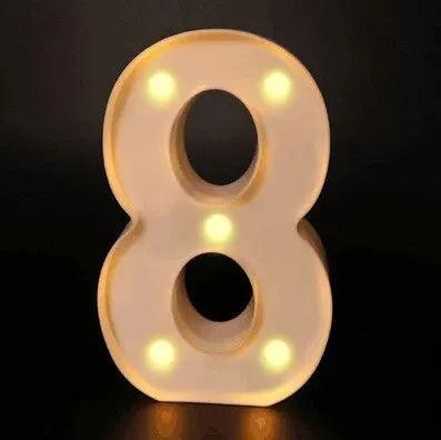 LED Marquee Letter & Number Light – Alphabet Night Lamp