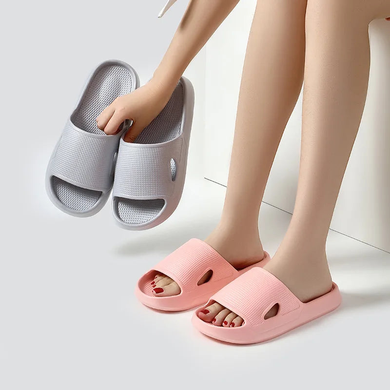 Cloud Pillow Slides – Thick EVA Platform Non-Slip Slippers for Women