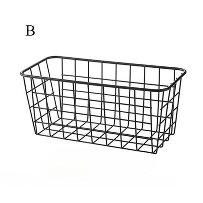 Punch-Free Wall-Mounted Storage Rack – Kitchen & Bathroom Organizer