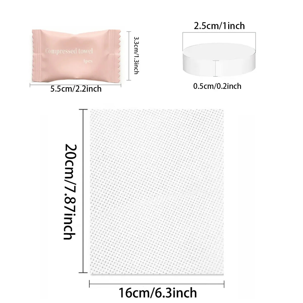 Disposable Compressed Towels – Camping & Travel (10/20/50/100pcs)