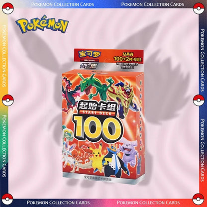 Pokemon Starter Card Set 100 – Simplified Chinese PTCG Sword & Shield