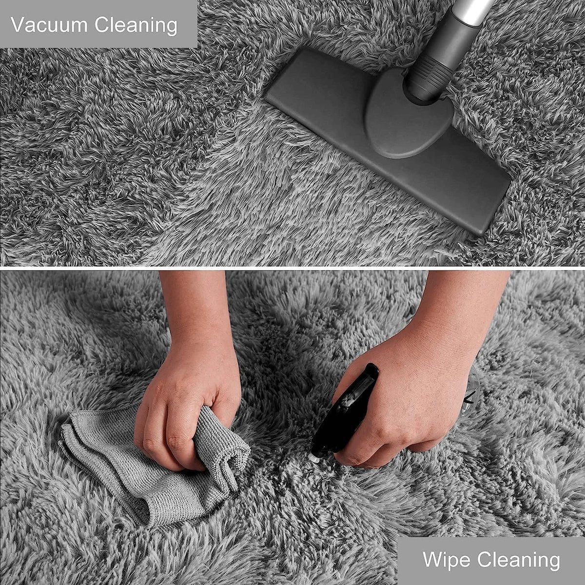 Fluffy Shag Rug – Ultra-Soft Non-Slip Plush Carpet for Bedroom & Living Room