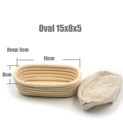 Banneton Bread Proofing Basket – Rattan Dough Proving Basket