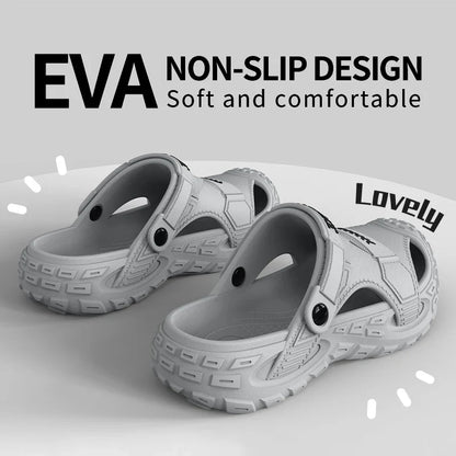 Men's EVA Outdoor Sandals – Thick Soft Sole with Elastic Strap