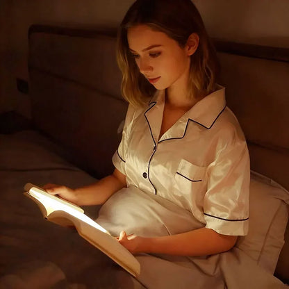 LED Flat Book Light – Dimmable Reading Lamp Panel