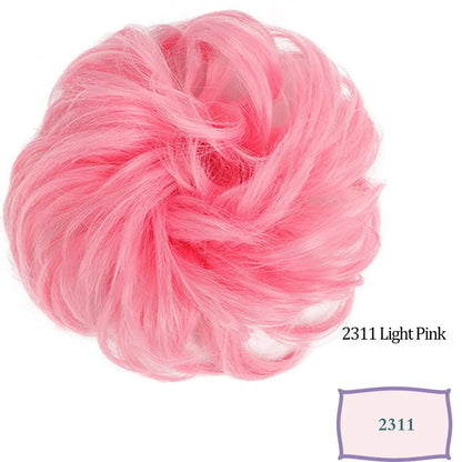 Messy Bun Hair Scrunchie – Synthetic Chignon Updo Hairpiece