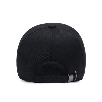 Winter Baseball Cap with Ear Flaps – Men's Warm Hat