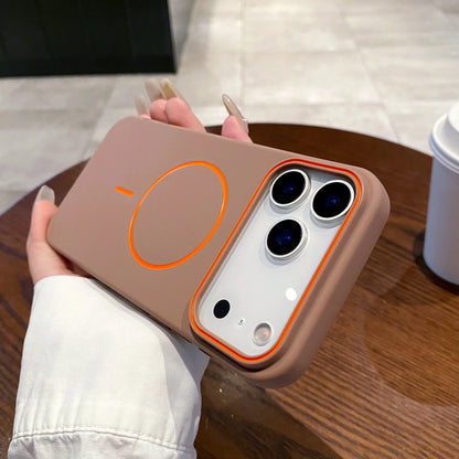 MagSafe Slim Silicone iPhone Case – Magnetic Wireless Charging Compatible