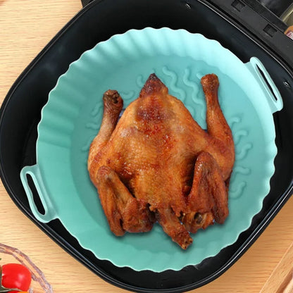 Silicone Air Fryer Liner – Reusable Non-Stick Basket Insert