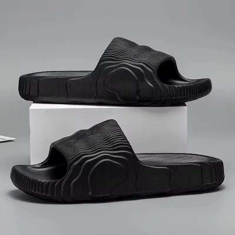 Soft EVA Slide Slippers – Non-Slip Indoor Bathroom Sandals for Men & Women