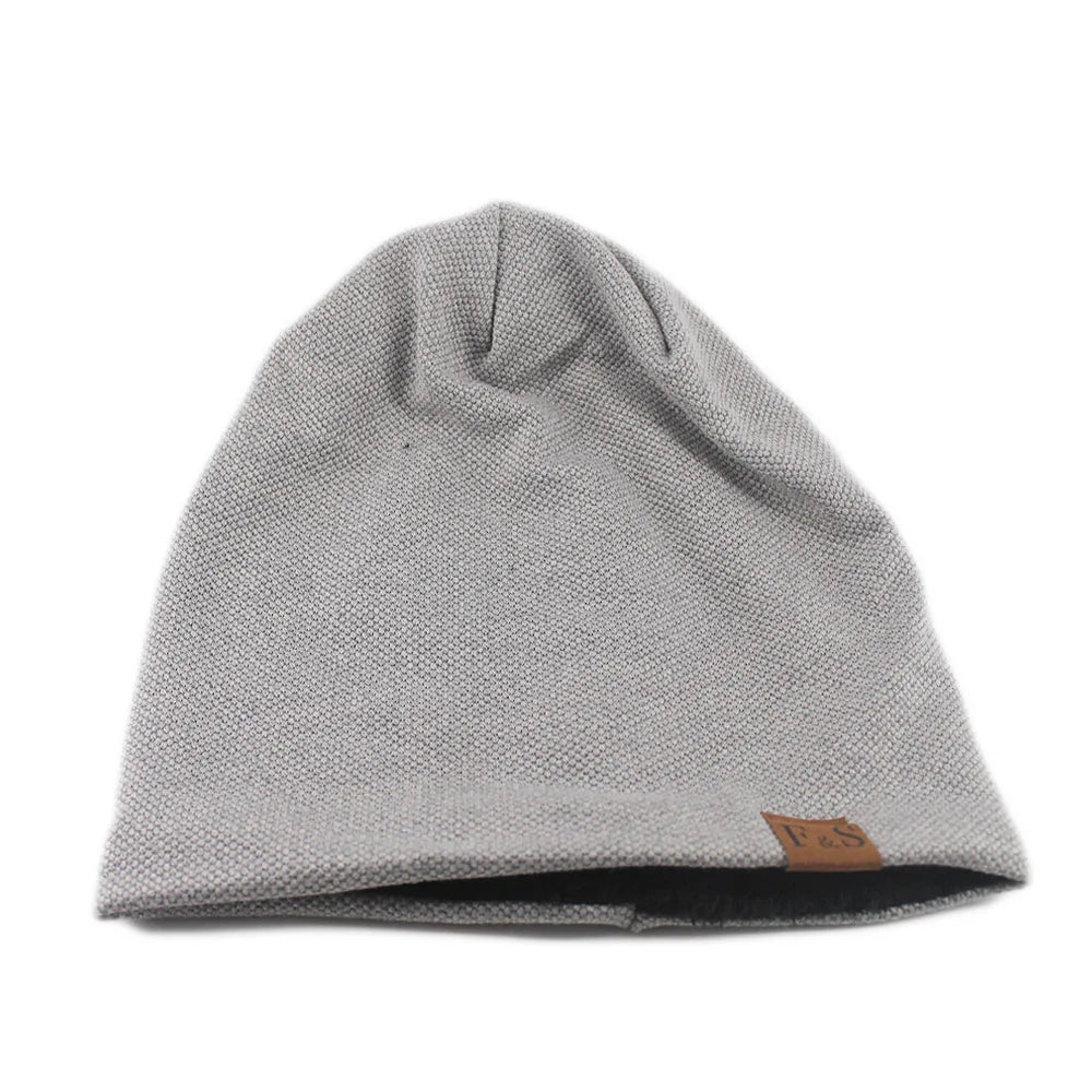 Knit Beanie Hat – Unisex Slouchy Skullcap for Men & Women