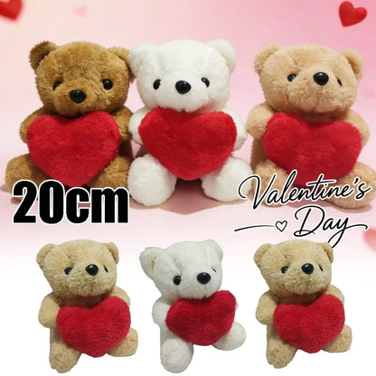 Heart Teddy Bear Plush Stuffed Animal – Valentine's & Christmas Gift