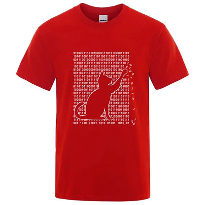 Cool Cat Graphic T Shirt Funny Cotton Blend Tee