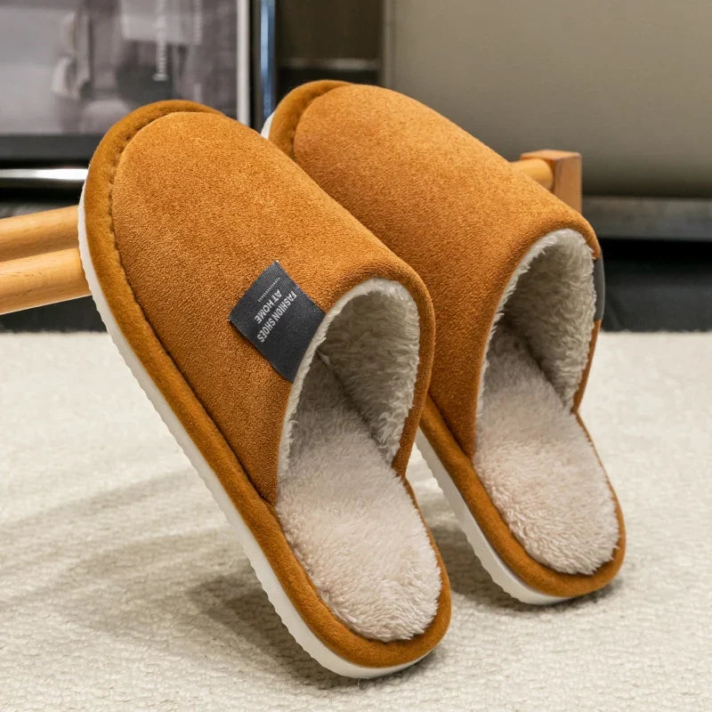 Winter Warm Slippers – Unisex Non-Slip Indoor House Shoes