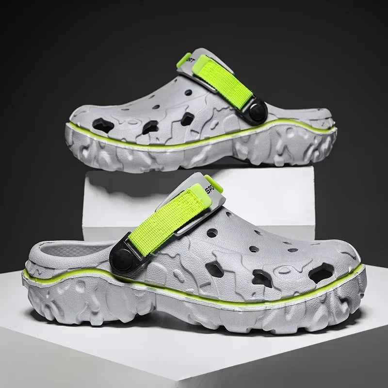 Men's EVA Clogs – Lightweight Ventilated Beach & Work Sandals