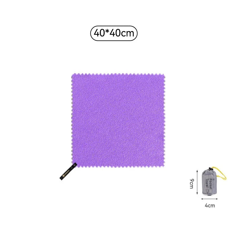 Quick-Dry Microfiber Travel Towel – Camping, Gym & Sports