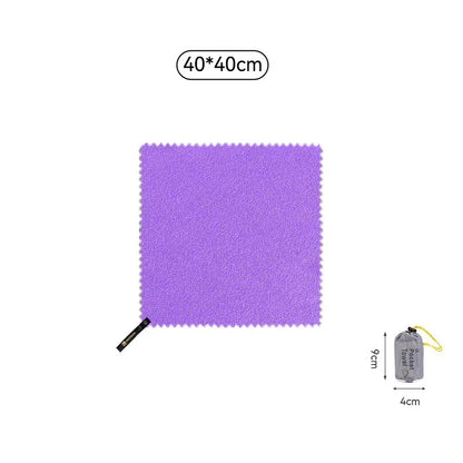Quick-Dry Microfiber Travel Towel – Camping, Gym & Sports