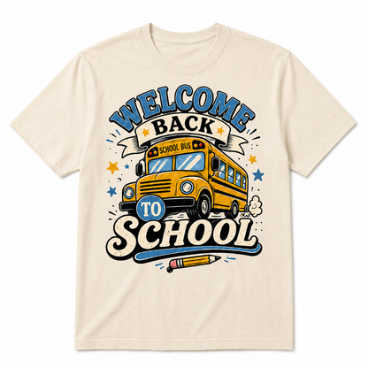 Welcome Back To School School Bus Shirt