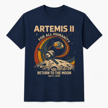 Artemis II Return to the Moon T-Shirt – NASA Space Mission Tee