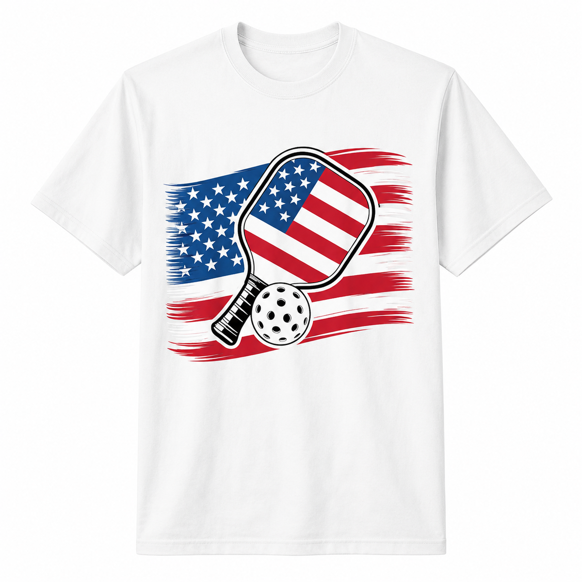 Pickleball American Flag 4th of July Shirt