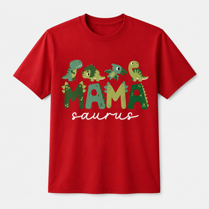 Mamasaurus Funny Mom Dinosaur Family Birthday T-Shirt
