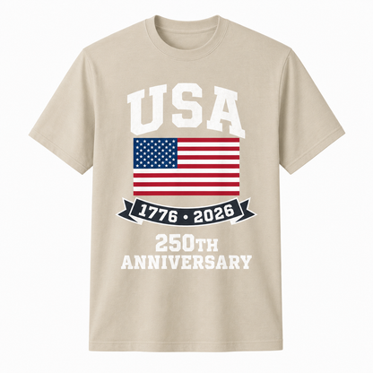 USA 250th Anniversary American Flag Patriotic Shirt