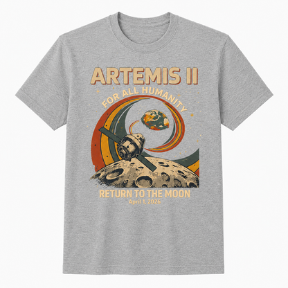 Artemis II Return to the Moon T-Shirt – NASA Space Mission Tee