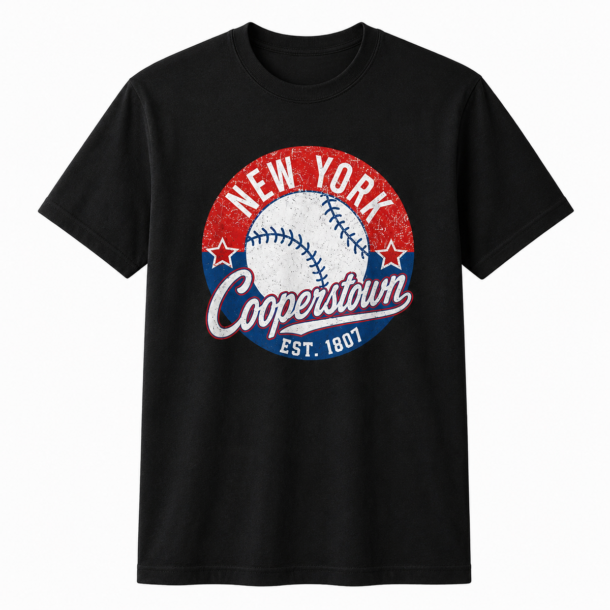 Cooperstown New York Vintage Baseball Shirt
